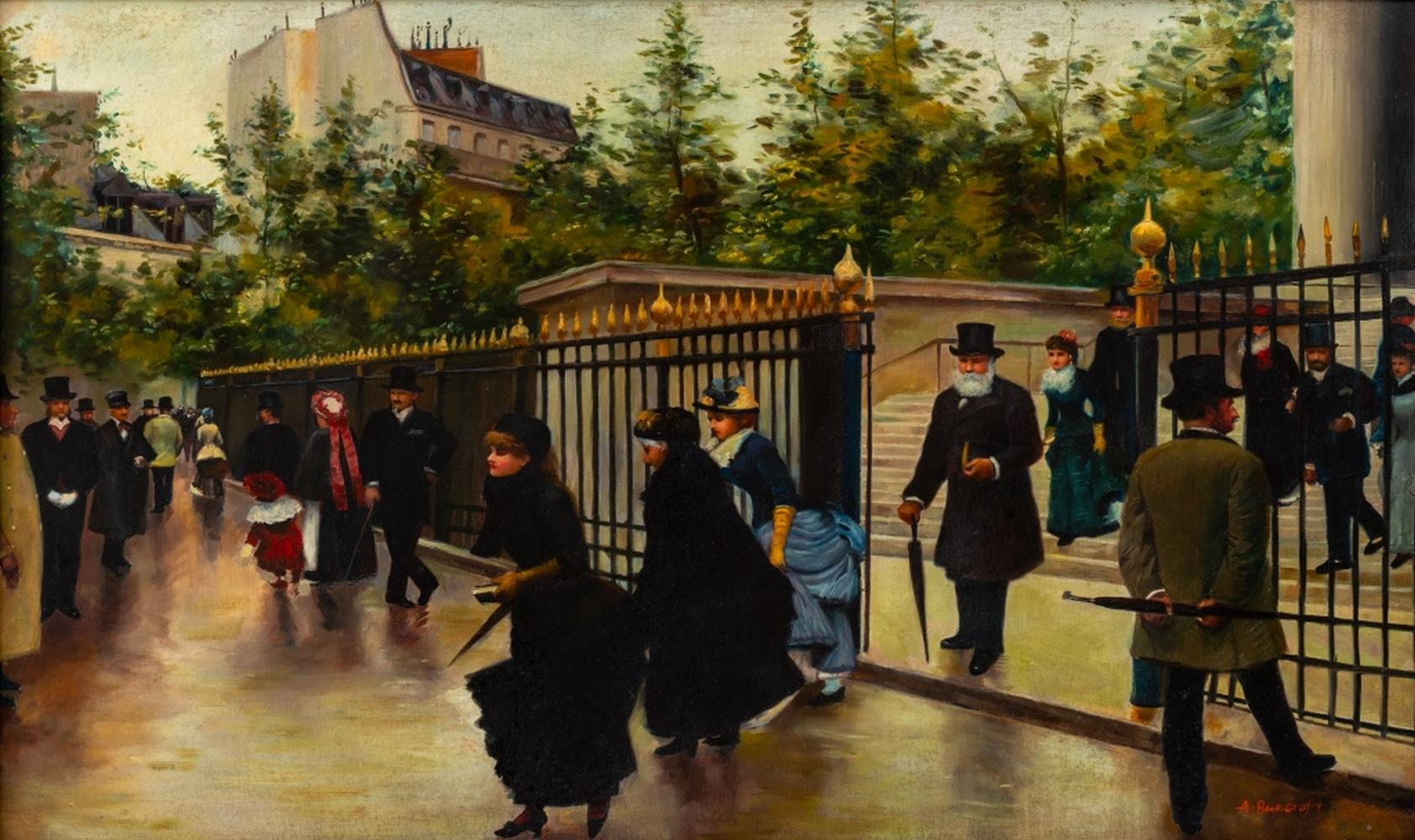 D'après l'huile de Jean Georges Beraud 
