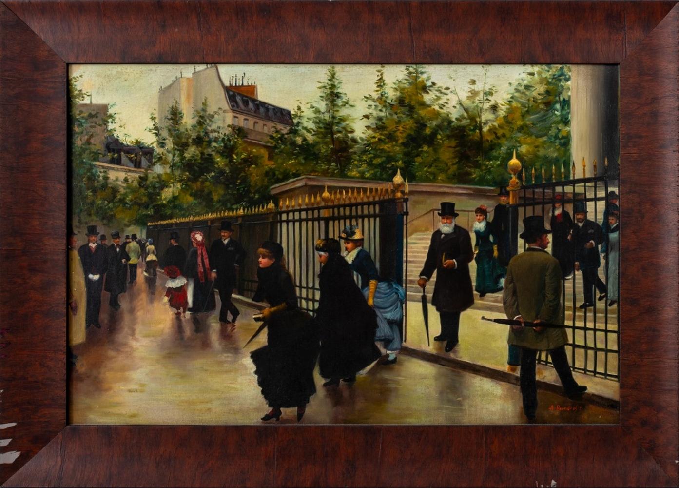 D'après l'huile de Jean Georges Beraud "La Madeleine". - Painting de Jean Béraud