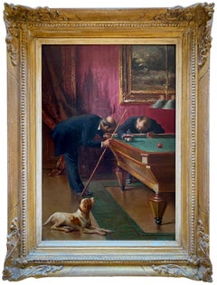 Jean Bérnard, St Petersburg 1849 – 1935 Paris, French, A Game of Billiards