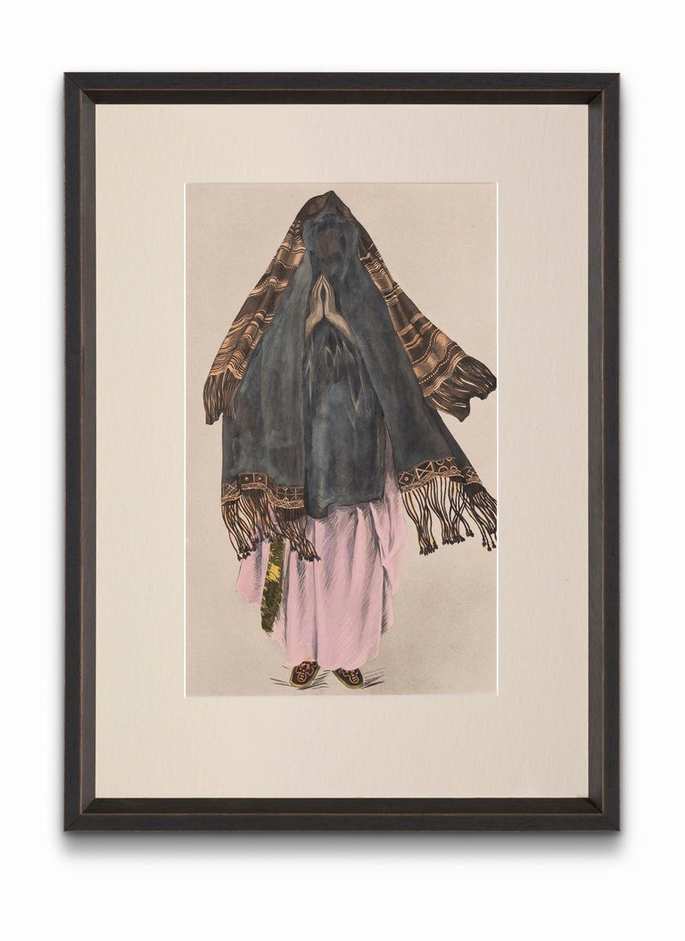 Jean Besancenot - "Woman Of Tagmout (Singing the Ahwash)" from "Costumes of  Morocco" For Sale at 1stDibs