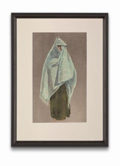 "Mujer de Tiznit con el Amendil", de "Trajes de Marruecos"