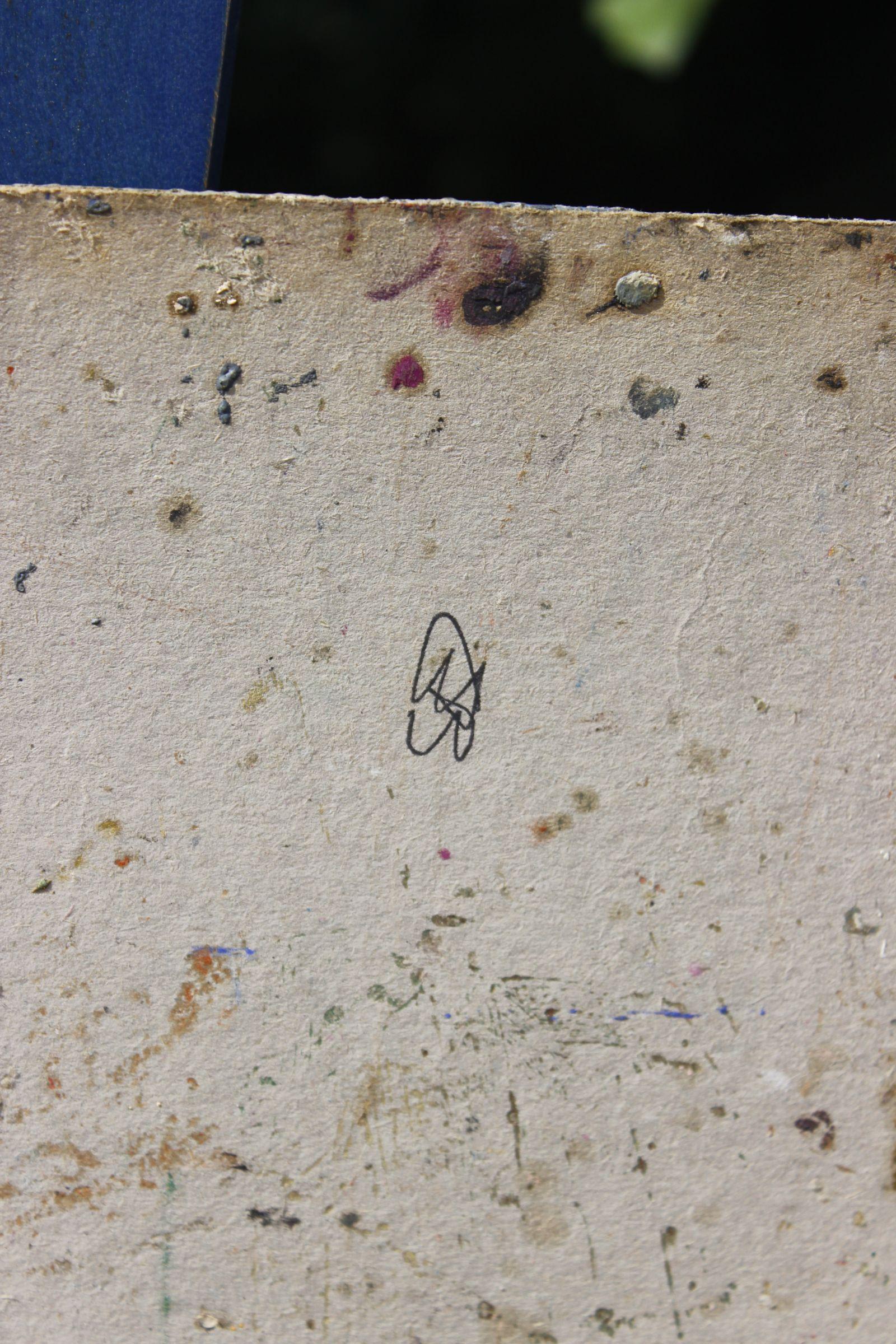 Jean Besnard (1922-2007) Abstraktes Gemälde Öl auf Tafel, Frankreich 1981 im Angebot 2