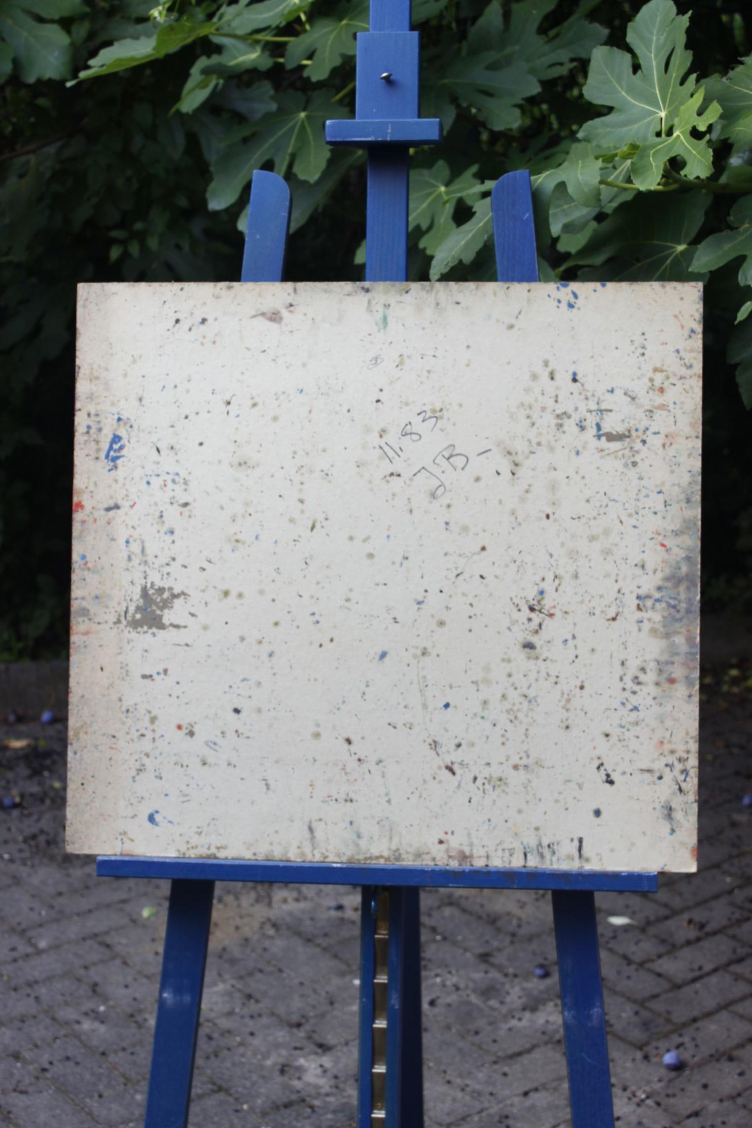 Jean Besnard (1922-2007) Abstraktes Gemälde Öl auf Tafel, Frankreich 1983 im Angebot 2