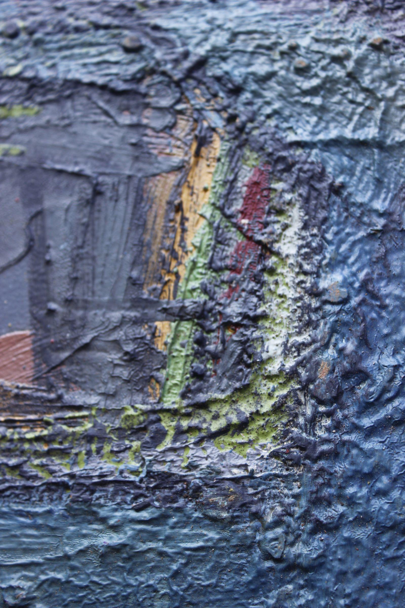 Jean Besnard (1922-2007) Peinture constructiviste huile sur panneau, France 1972 en vente 3