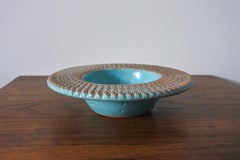 Plat en céramique Art Déco Jean Besnard, France, années 1930