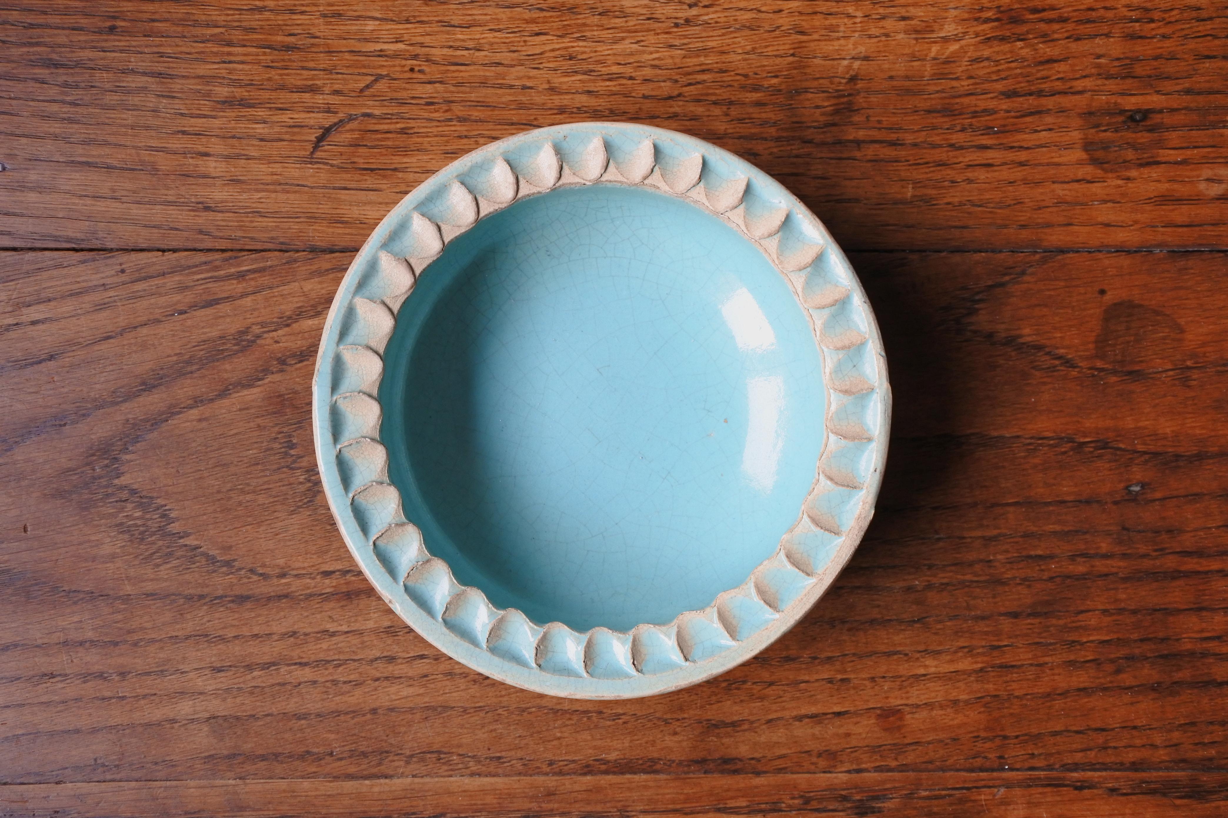 Jean Besnard Art Deco Ceramic Dish, France, 1930s In Good Condition For Sale In La Teste De Buch, FR