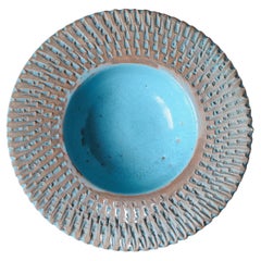 Jean Besnard Art Deco Ceramic Dish, France 1930s
