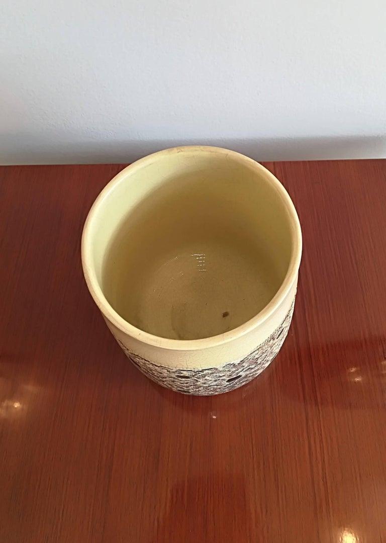 Francese Vaso in ceramica Art Deco di Jean Besnard, 1932 circa in vendita