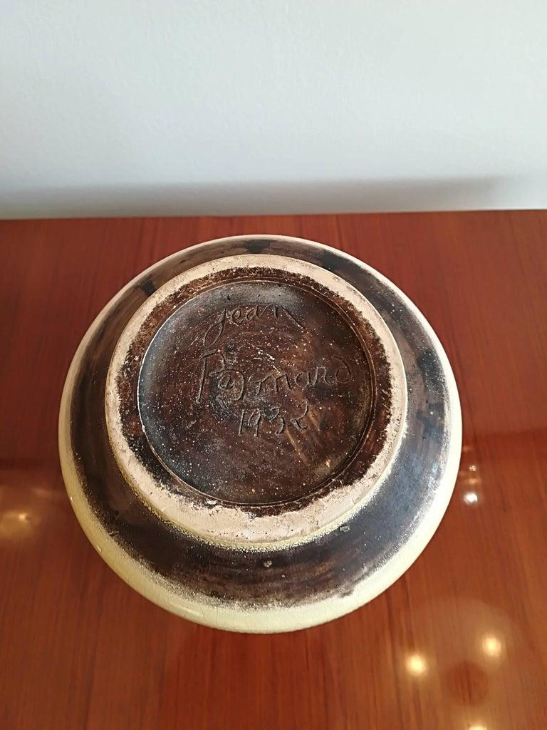 Jean Besnard Art Deco Ceramic Vase, circa 1932 For Sale 2