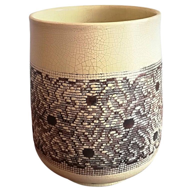 Vaso in ceramica Art Deco di Jean Besnard, 1932 circa