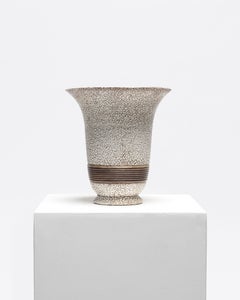 Jean Besnard, Keramische Tischlampe, Frankreich, 1930er Jahre