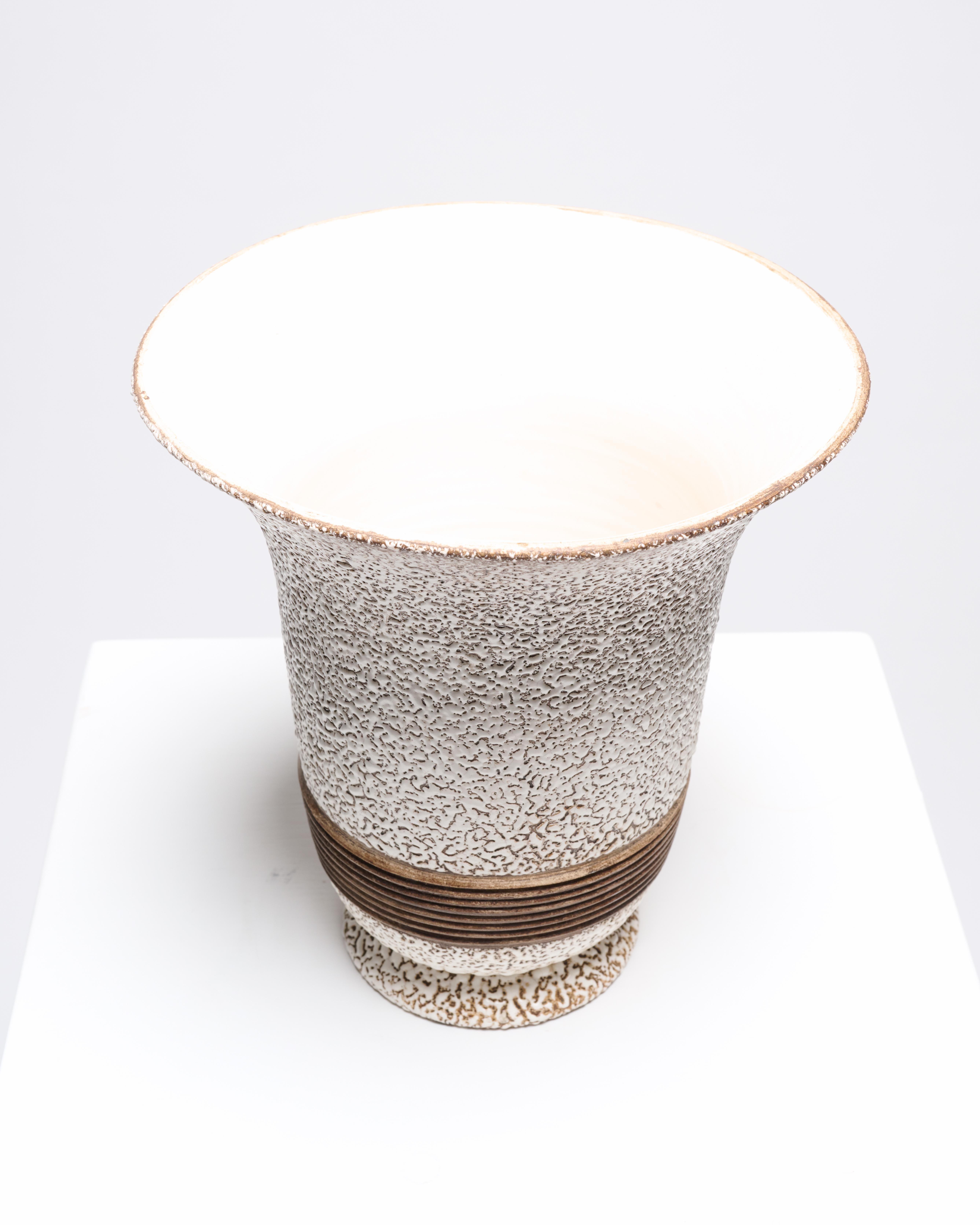French Jean Besnard, Ceramic Table Lamp, France, 1930s For Sale