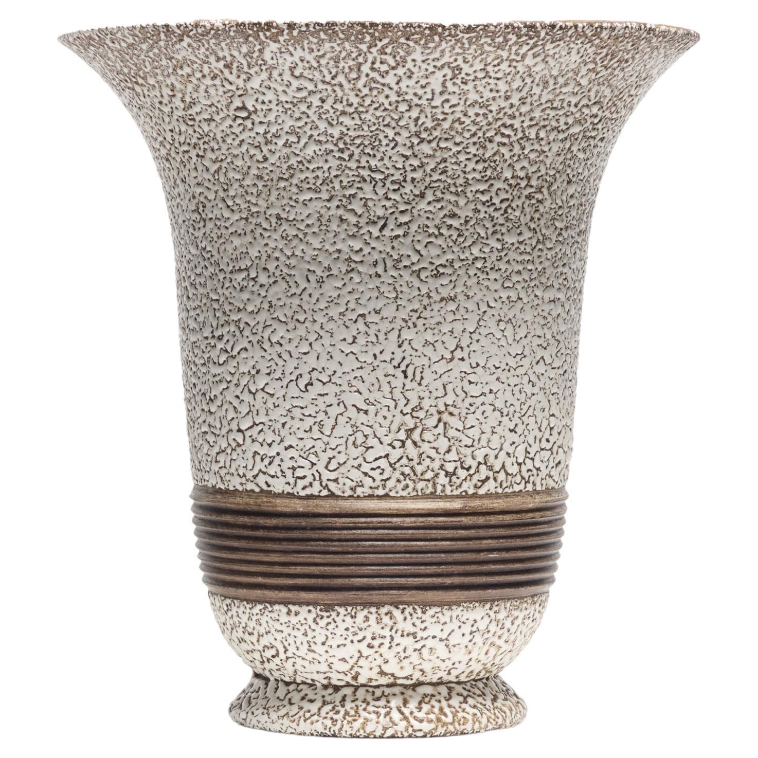 Jean Besnard, Ceramic Table Lamp, France, 1930s