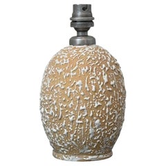 Jean Besnard, Französischer Art Deco, Keramik, Tischlampe, Frankreich, 1960er Jahre