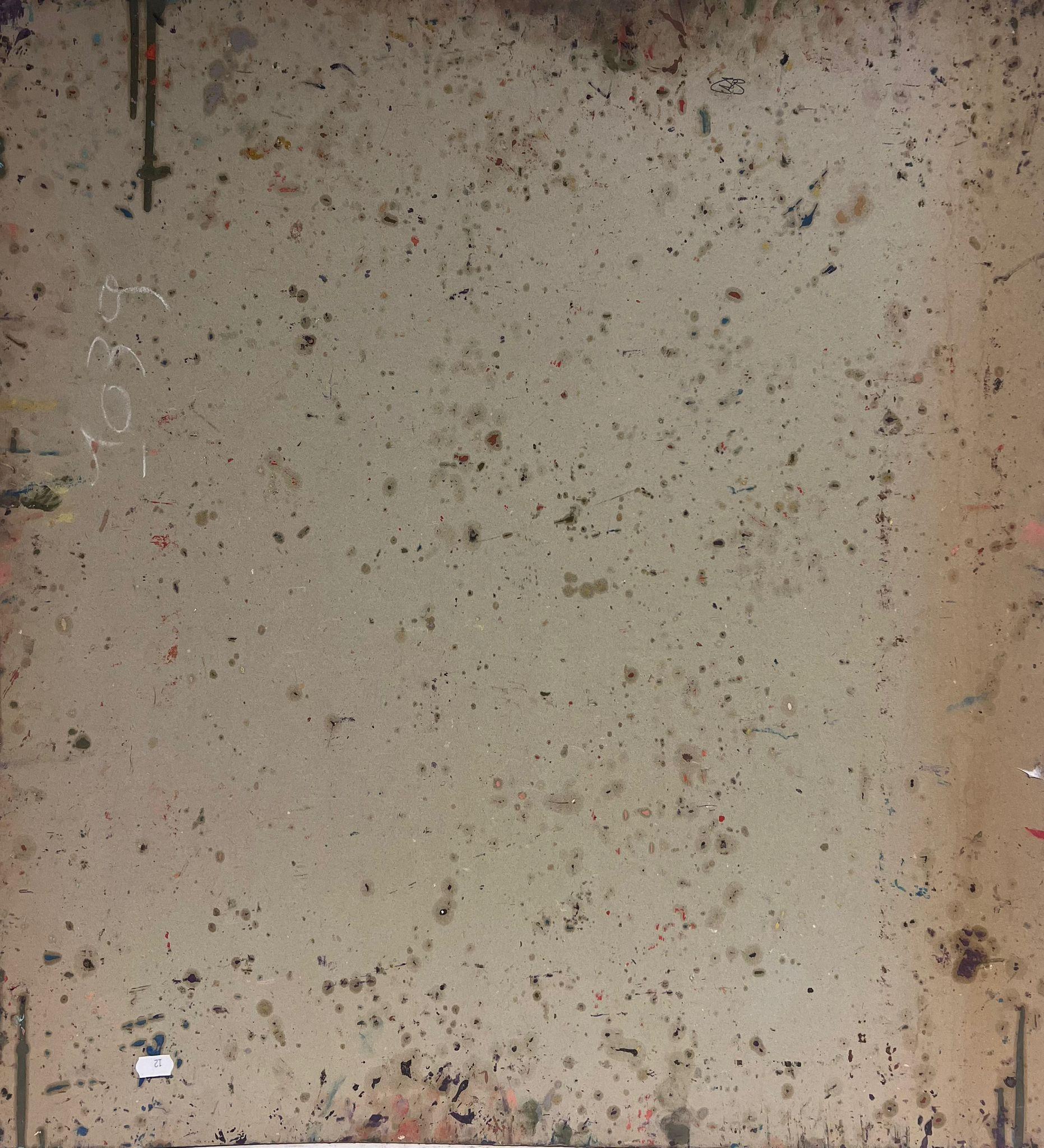 Grande dipinto a olio del XX secolo, composizione astratta cubista francese firmata in vendita 2