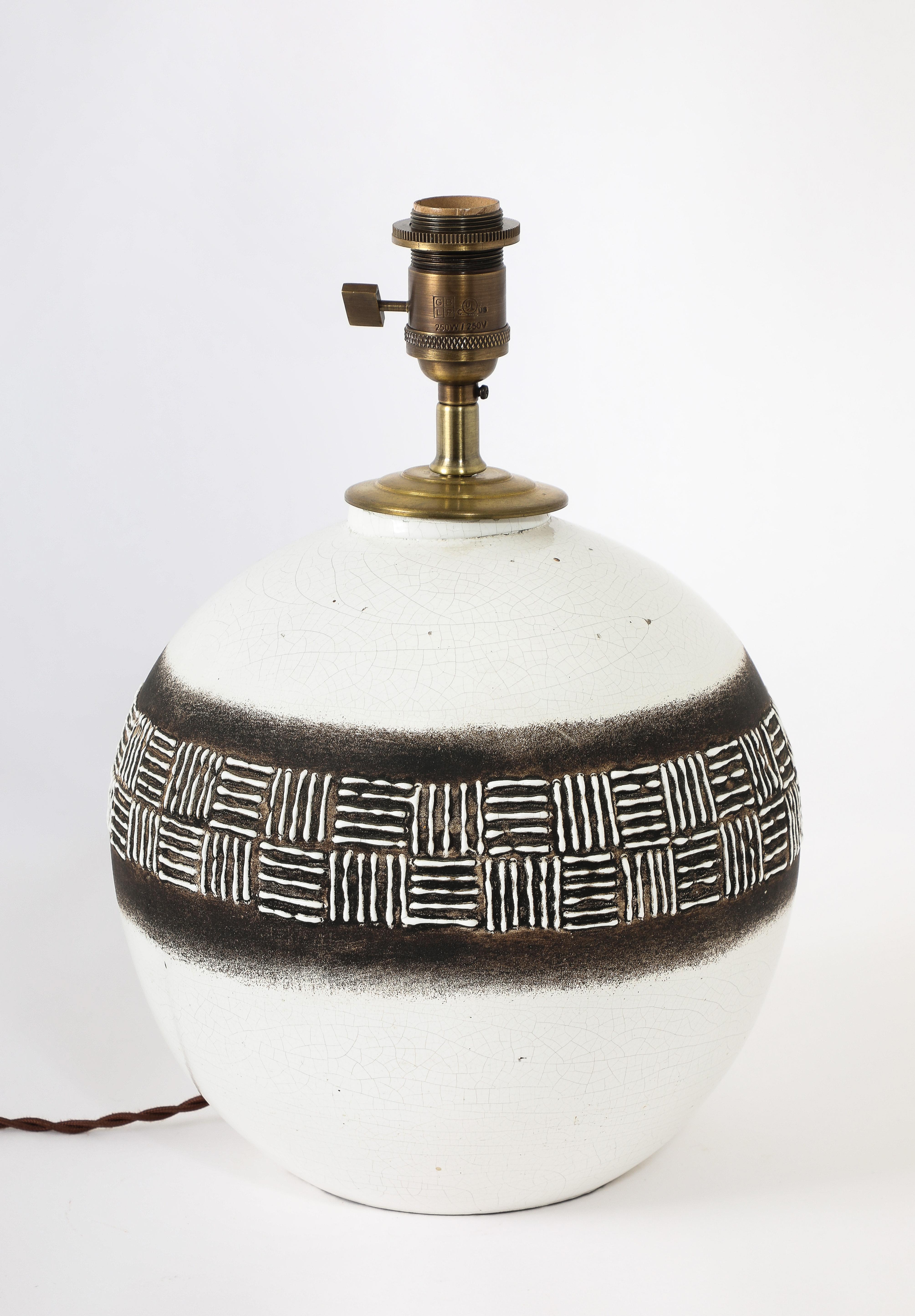 Jean Besnard Table Lamp, France 1950's For Sale 4