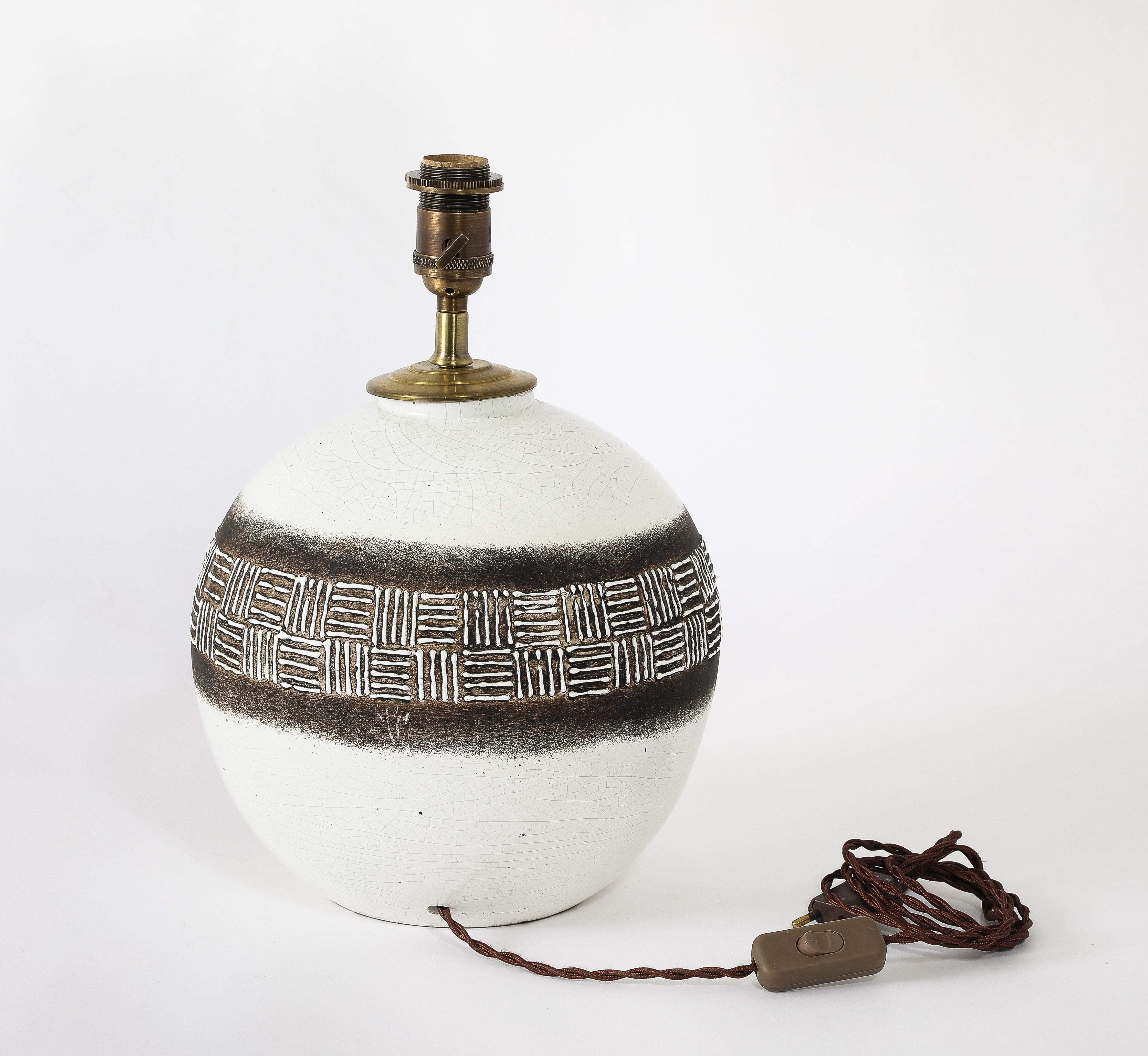 Jean Besnard Table Lamp, France 1950's For Sale 2