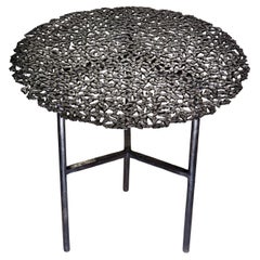 Jean Black Patina Bronze Side Table by Fred and Juul