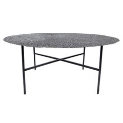 Jean Blackened Bronze Lost Wax Cast Butterfly Indoor or Outdoor Dining Table