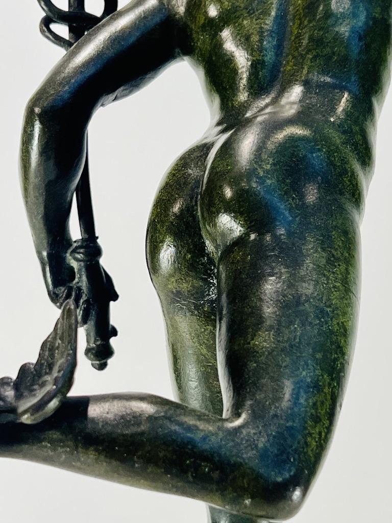 XVIIIe siècle et antérieur Jean Bologne Hermes bronze italien 