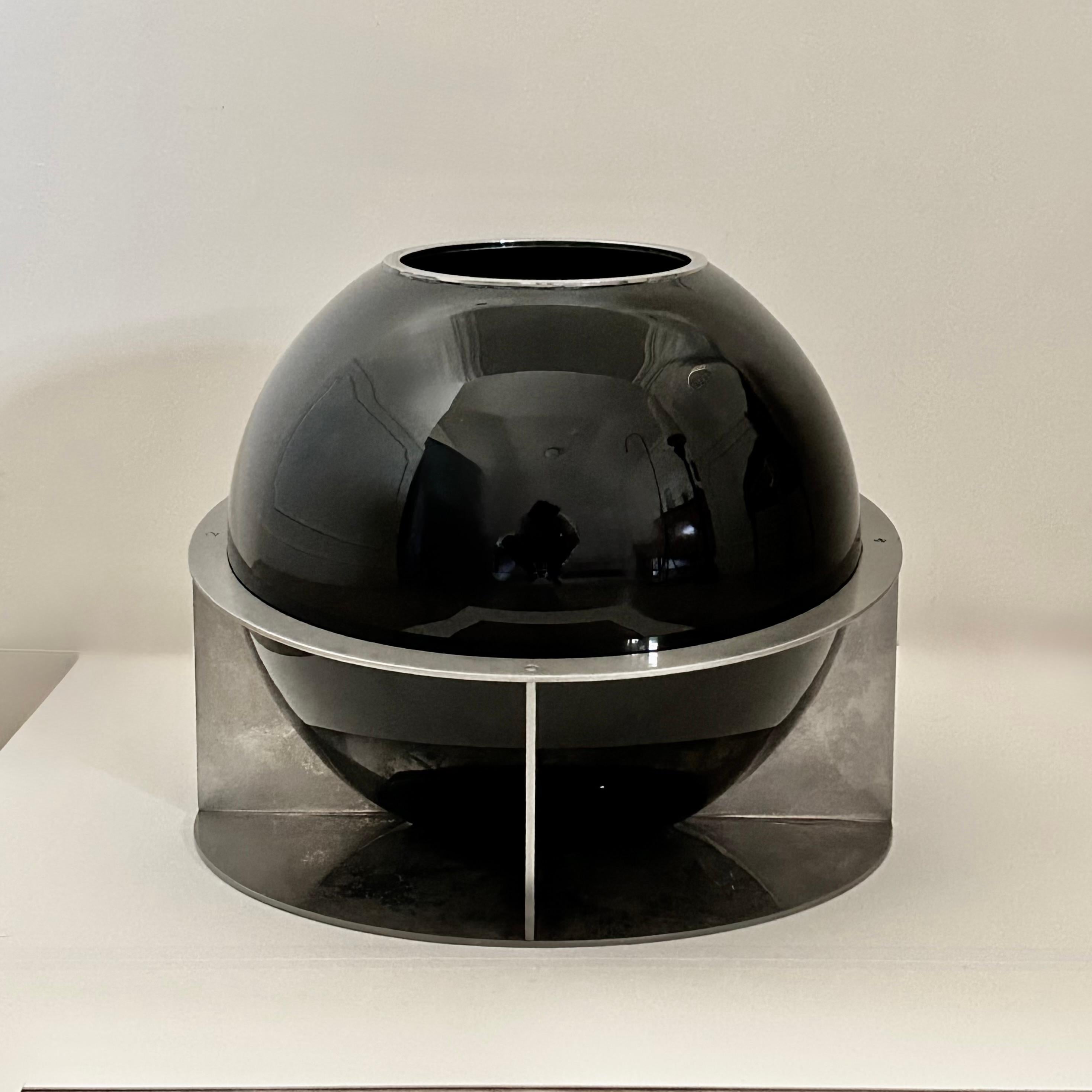 Jean Boris Lacroix (1902-1984) Large Spherical Vase circa 1930 For Sale 2