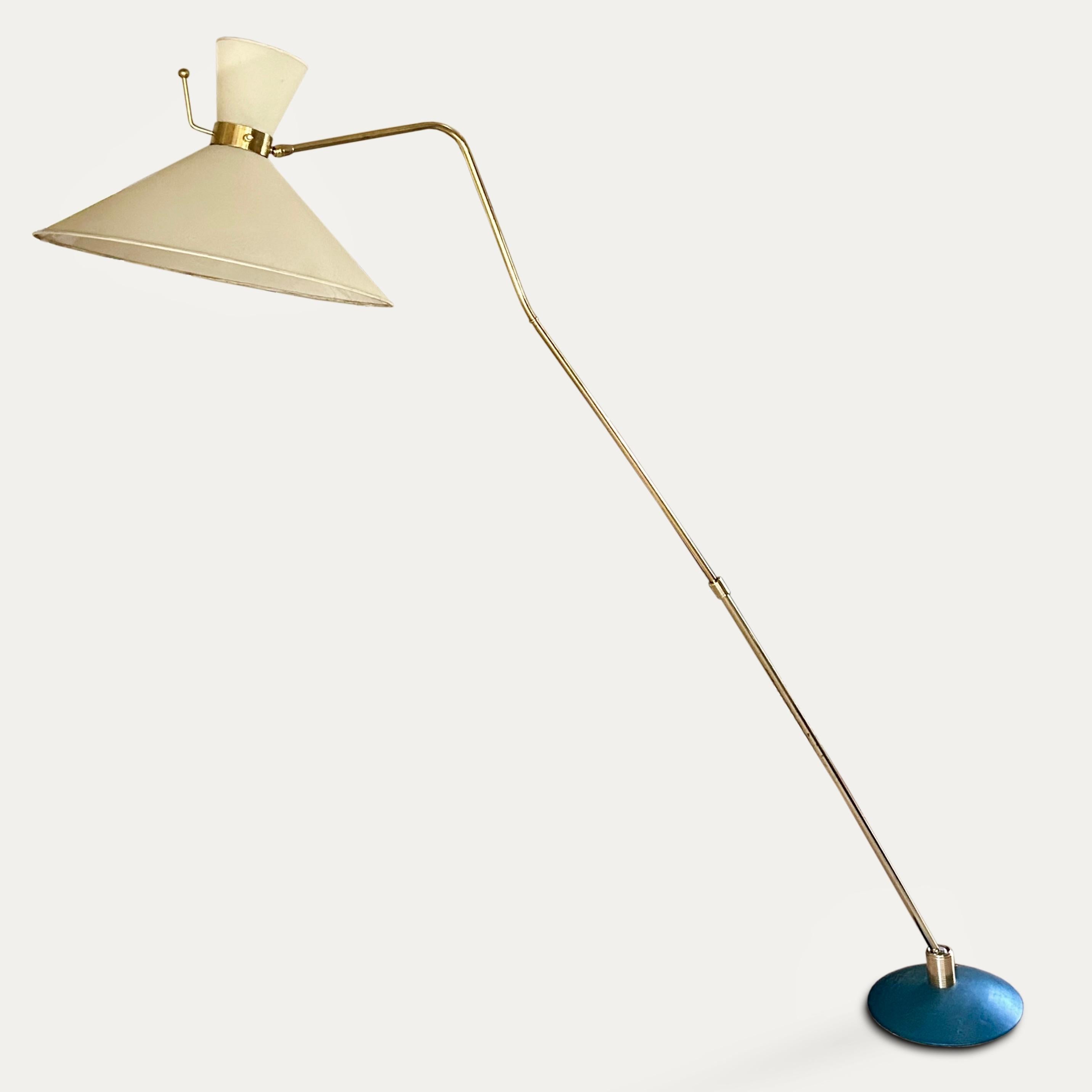 Jean Boris Lacroix Stehleuchte um 1950 (Moderne der Mitte des Jahrhunderts) im Angebot