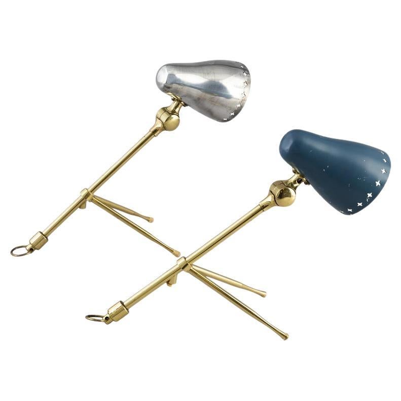 Jean Boris Lacroix, Pair of Table/Wall Lights, 1950s