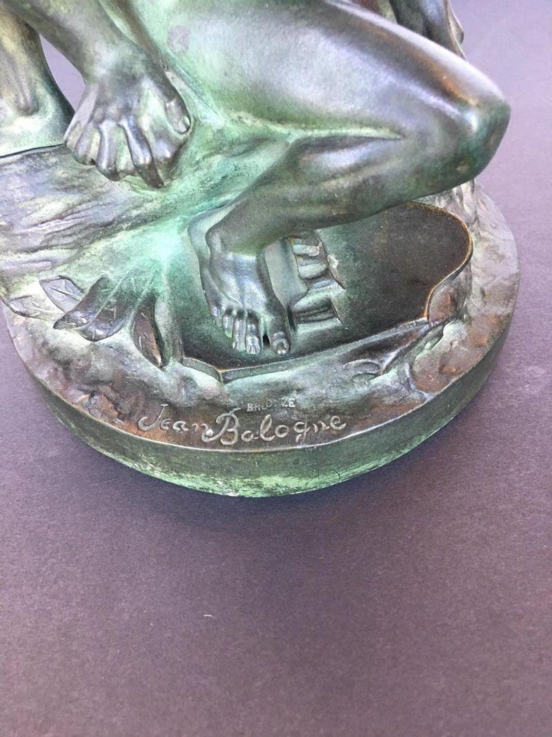 Sculpture en bronze Jean Boulogne Bon état - En vente à Los Angeles, CA