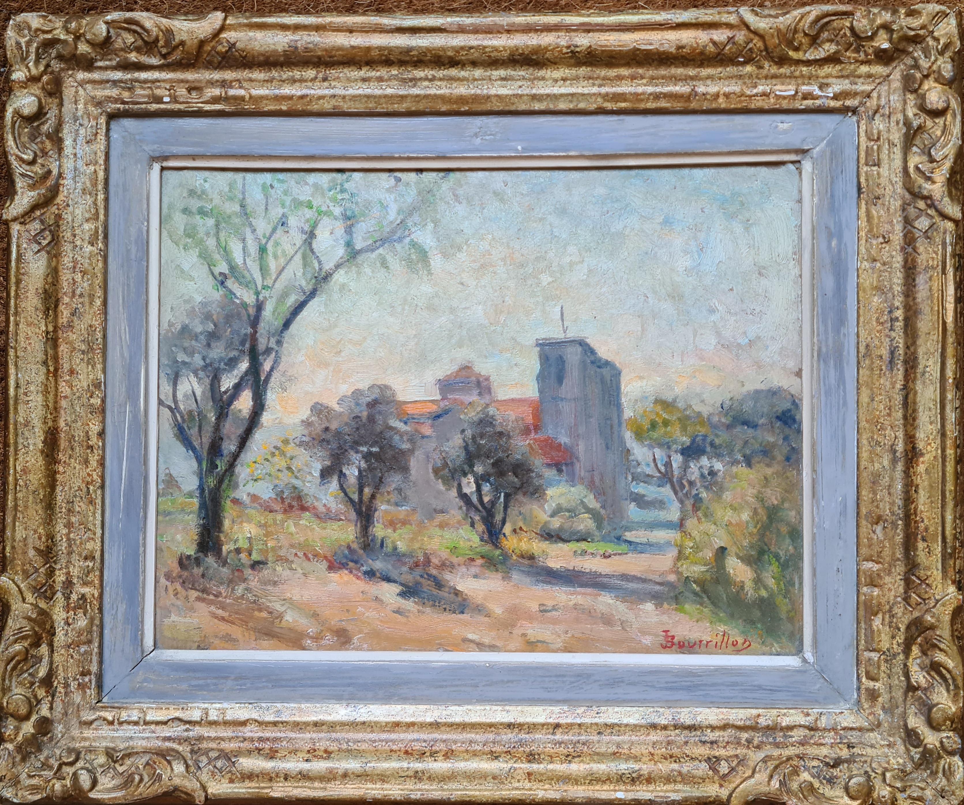  French Impressionist Landscape, Notre Dame de la Salette à Marseille. 6