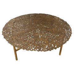 Jean Bronze Lost Wax Cast Butterfly Indoor or Outdoor Coffee Table by Fred&Juul