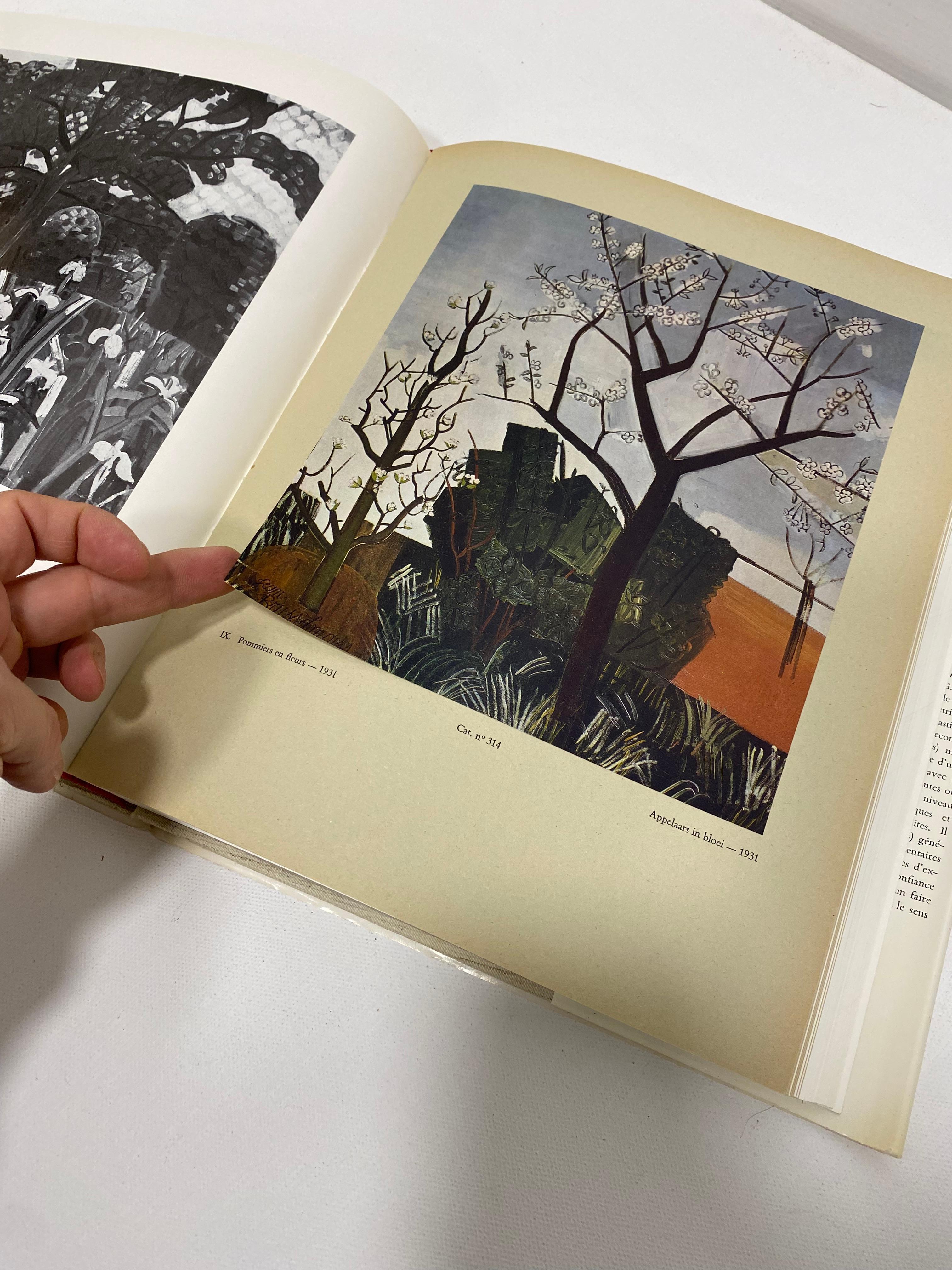 Jean Brusselmans Catalogue Raisonné Book Coffee Table Artwork Midcentury 1970s en vente 3