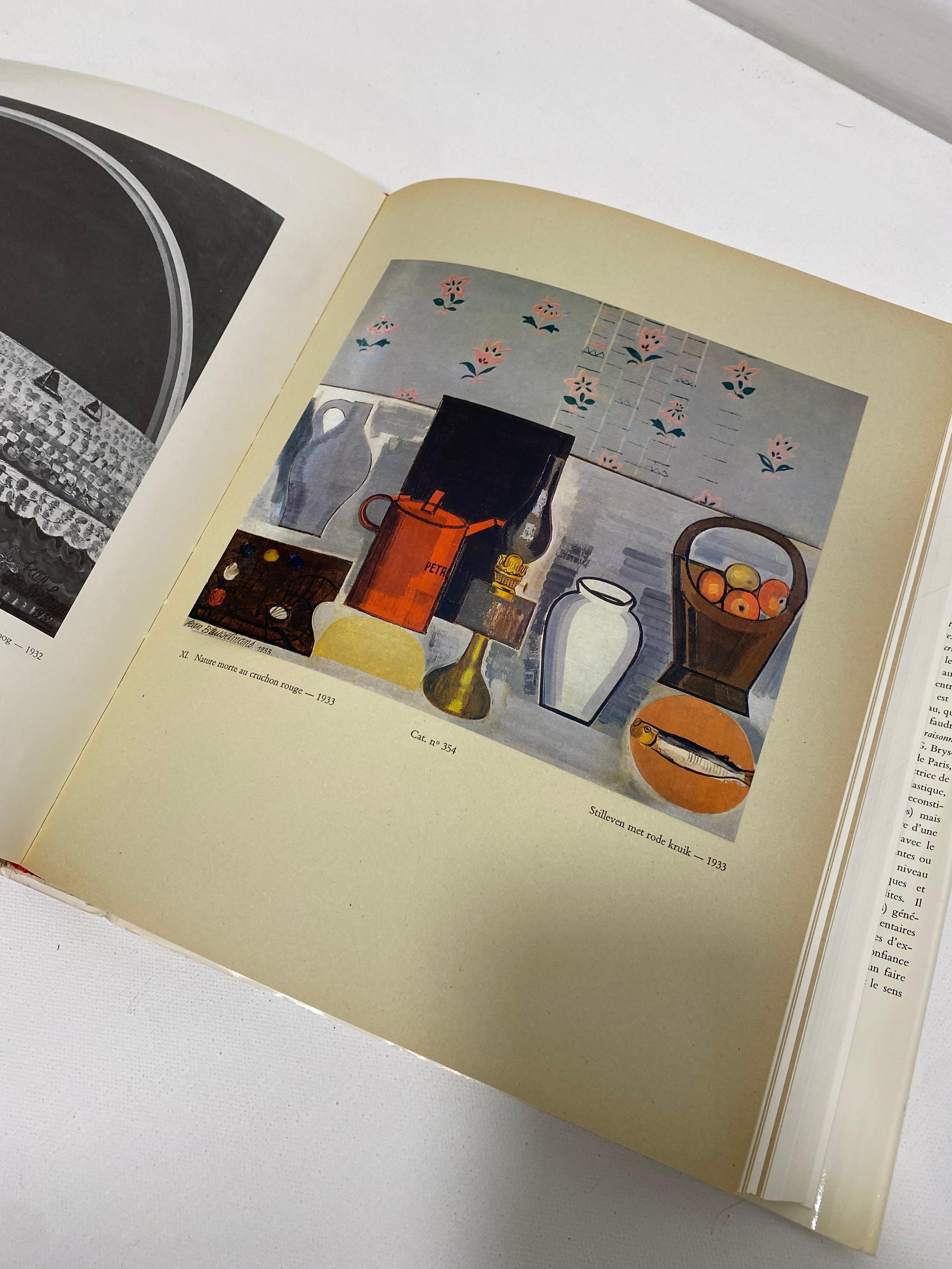Jean Brusselmans Catalogue Raisonné Book Coffee Table Artwork Midcentury 1970s en vente 5