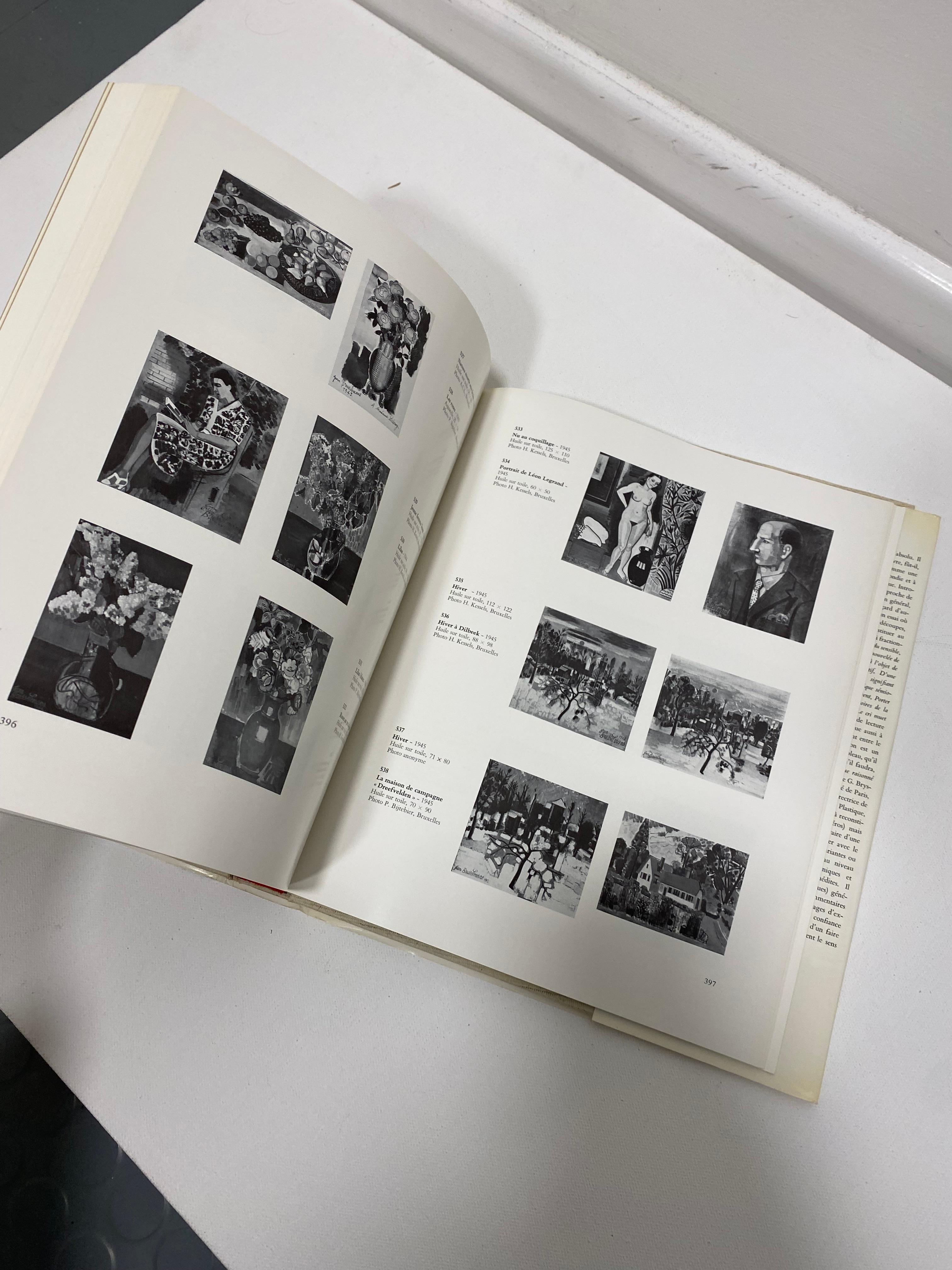 Jean Brusselmans Catalogue Raisonné Book Coffee Table Artwork Midcentury 1970s en vente 7