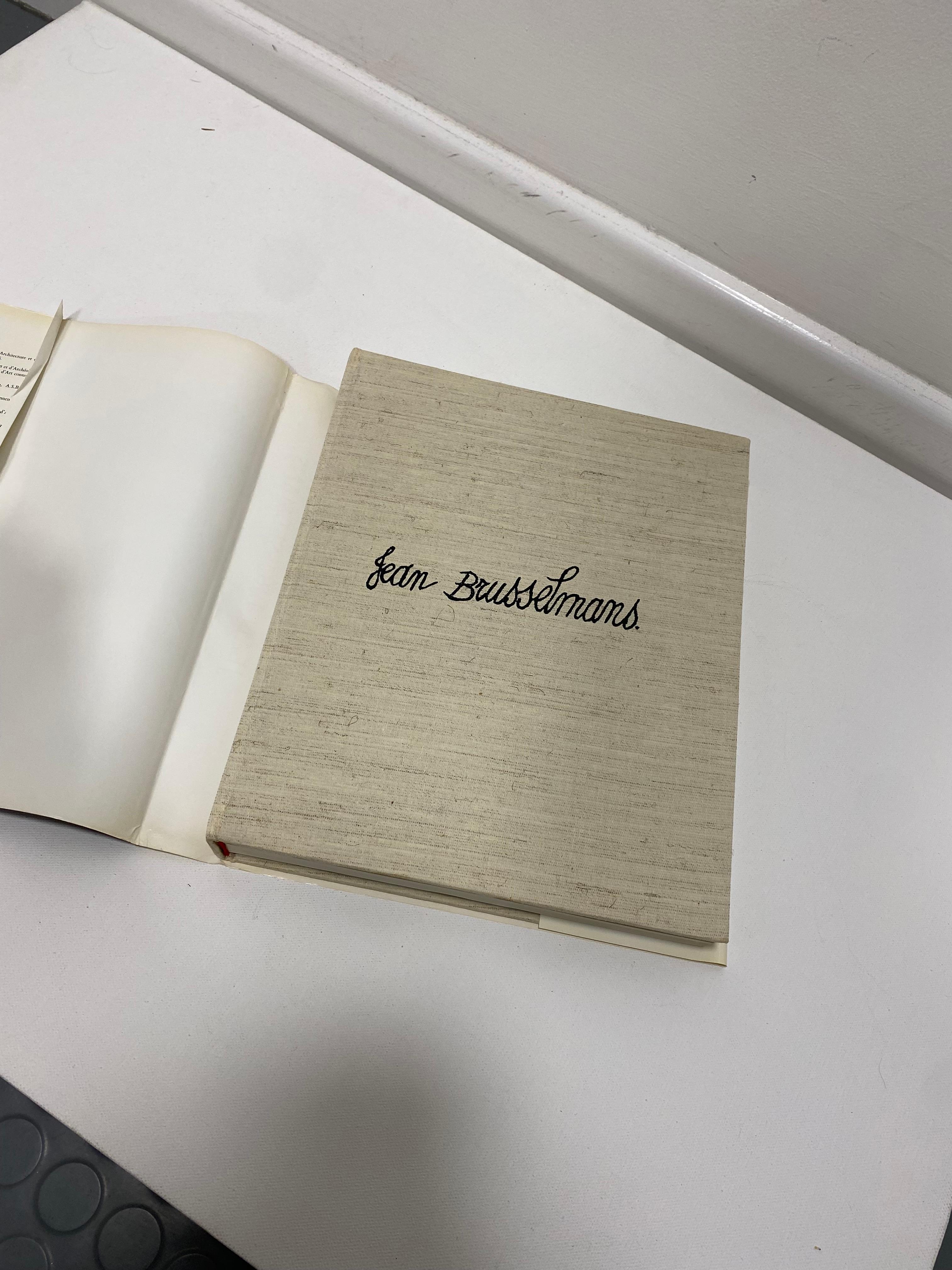 Jean Brusselmans Catalogue Raisonné Book Coffee Table Artwork Midcentury 1970s en vente 9