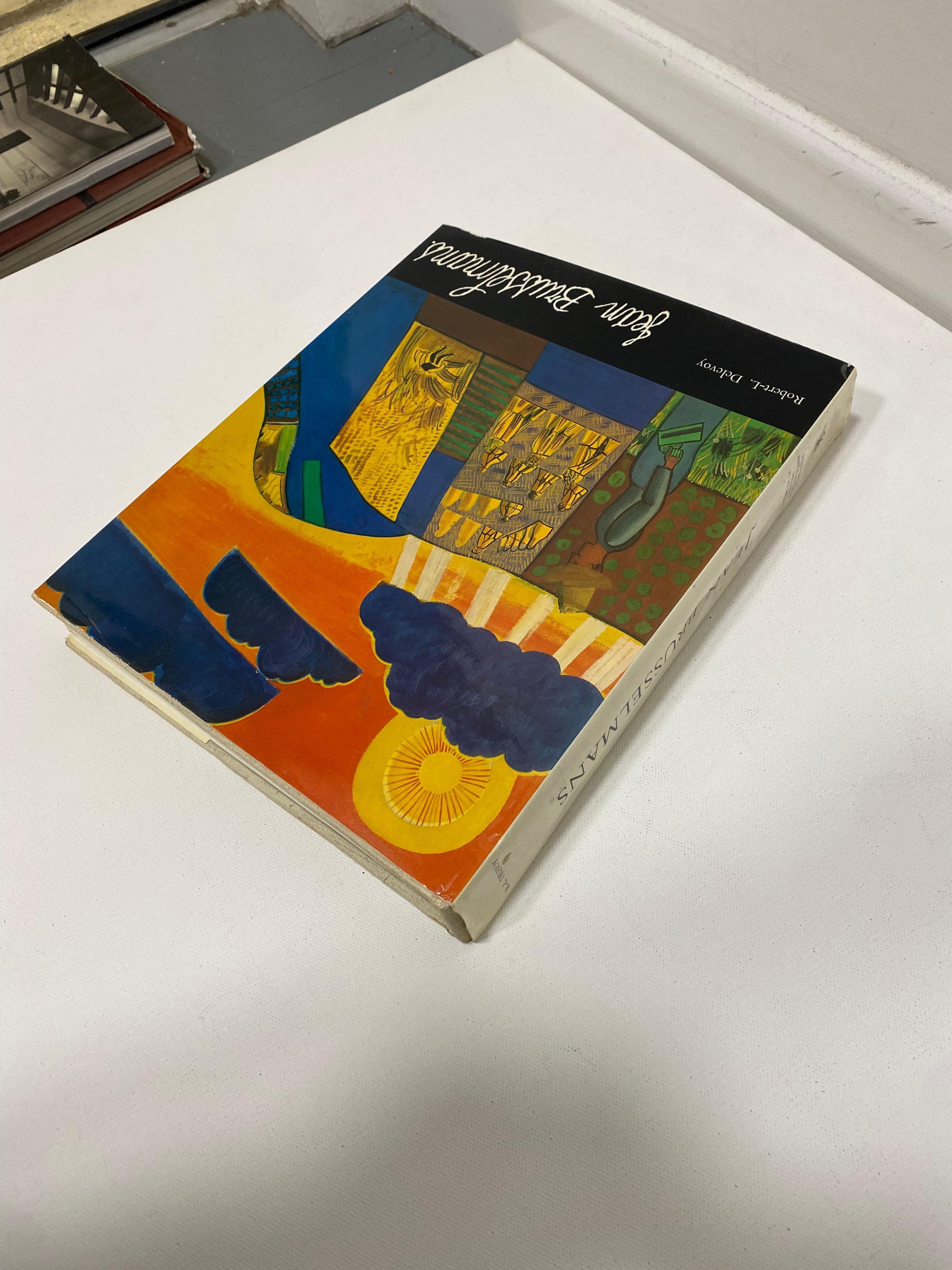 Fin du 20e siècle Jean Brusselmans Catalogue Raisonné Book Coffee Table Artwork Midcentury 1970s en vente