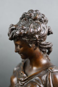 "Allegory of Autumn" Large Bronze French Napoleon III Group