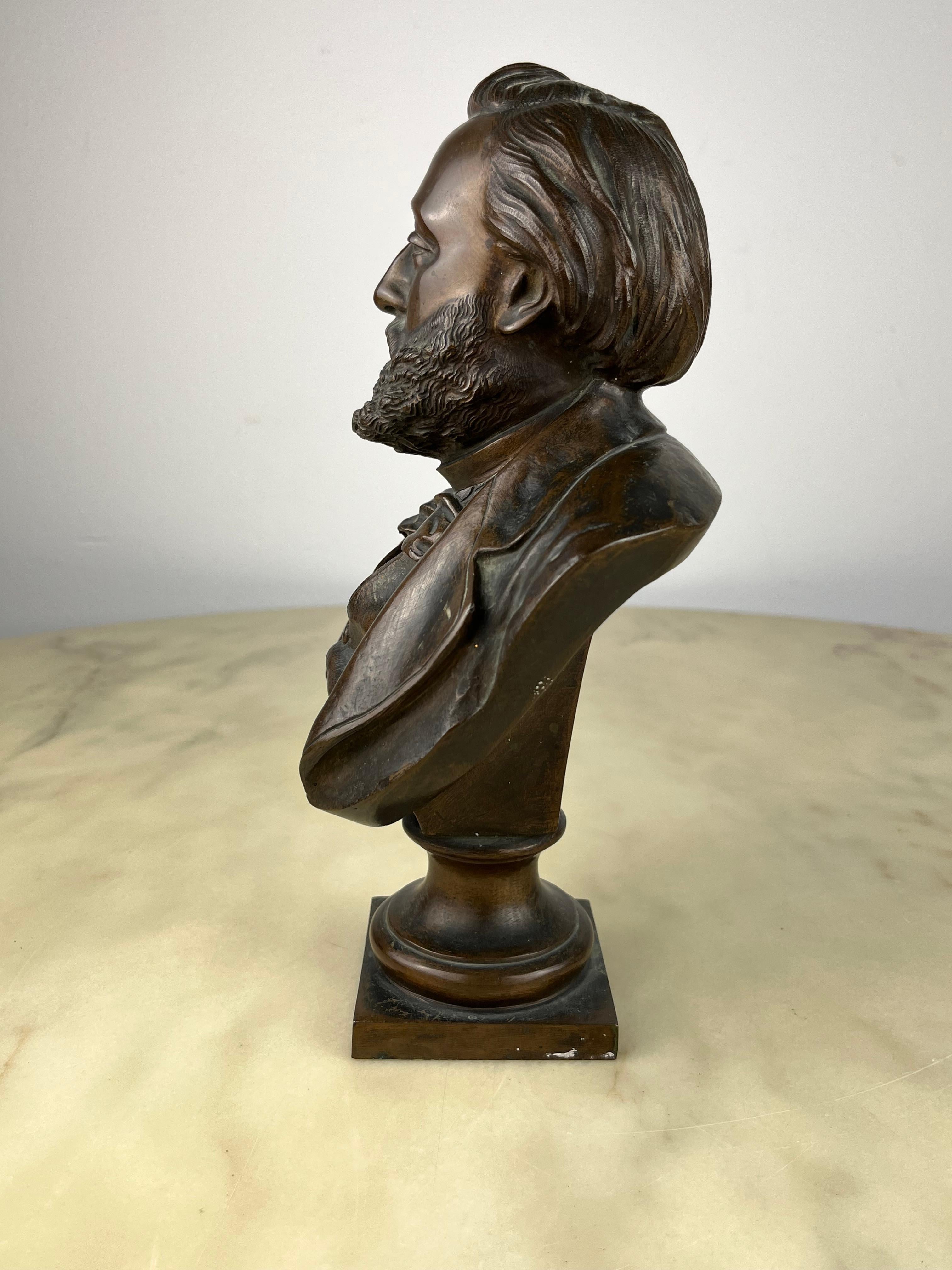 French Jean Bulio, Bronze Statue of Léon Gambetta, Prime Minister, France, 1930s For Sale