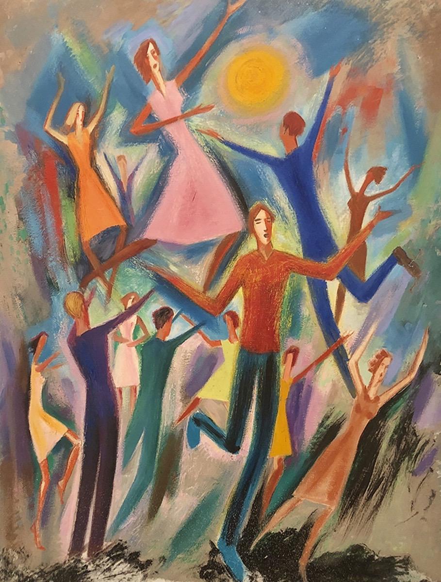 French Jean Burkhalter ‘Danse’, 1968