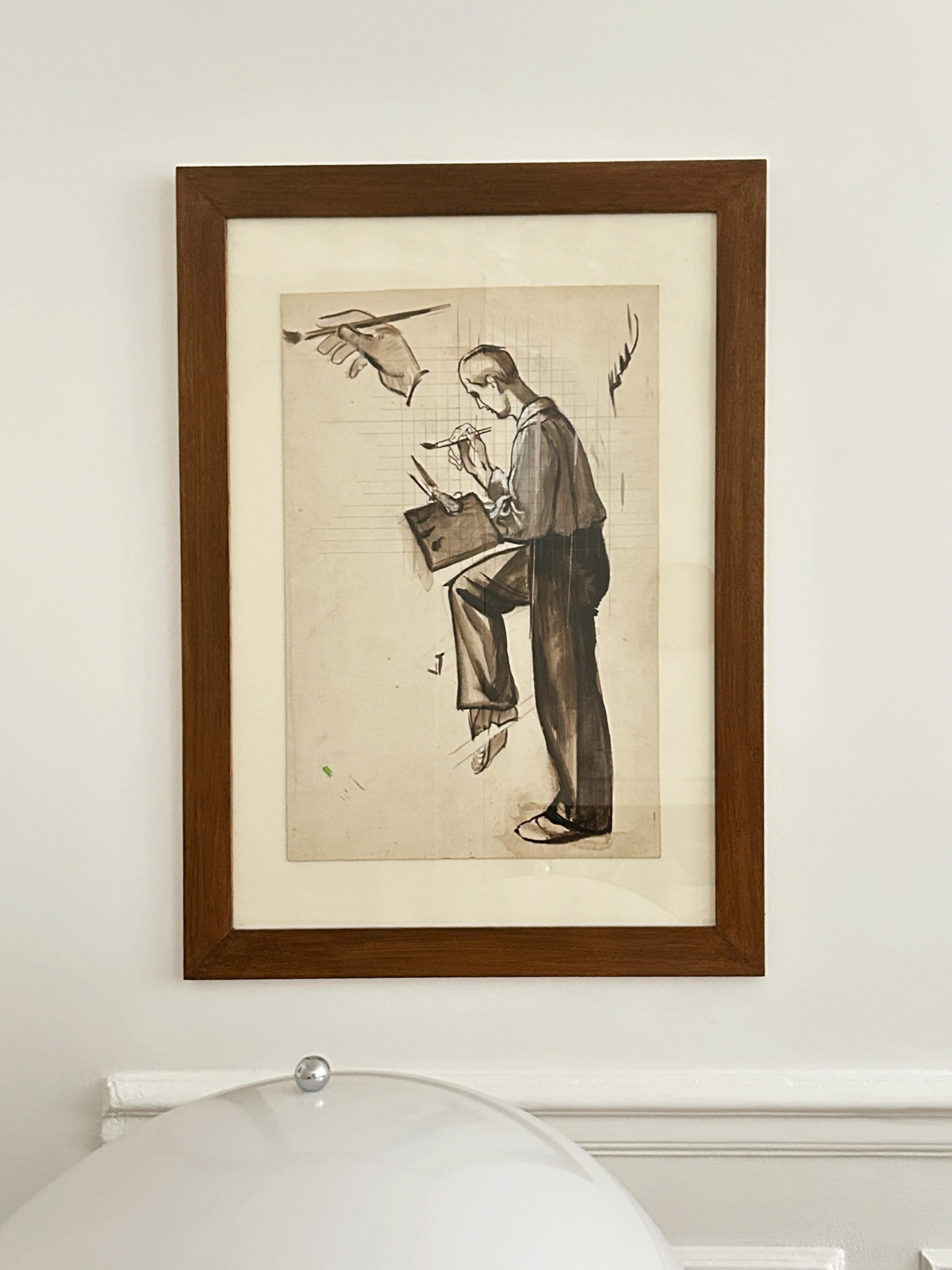 Jean Burkhalter, The Painter, circa 1925 For Sale 1