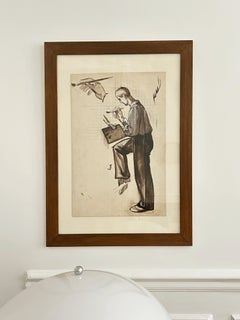 Jean Burkhalter, Der Maler, um 1925