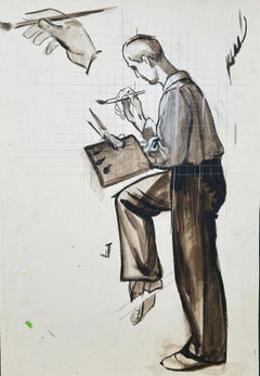 Jean Burkhalter, The Painter, circa 1925