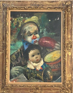 Vintage “clown et enfant”
