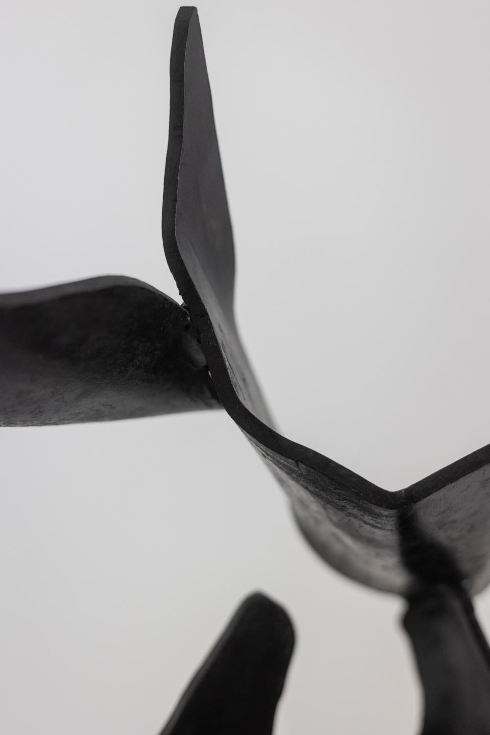 Jean Campa. Escultura abstracta de metal. 1980s. en venta 4