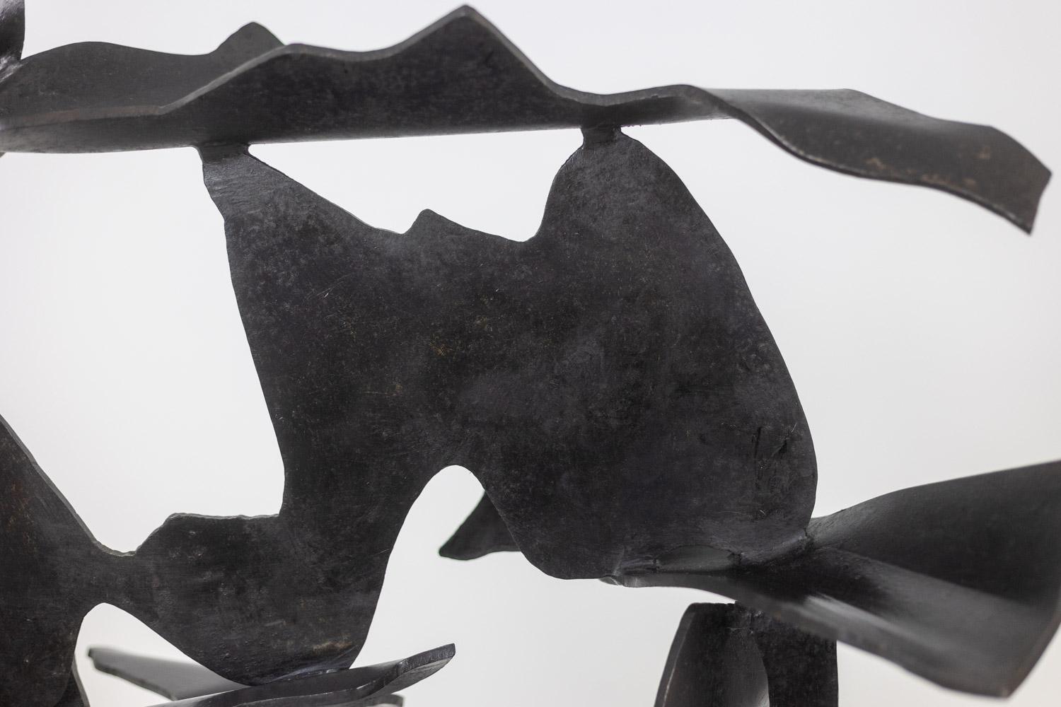 Jean Campa. Escultura abstracta de metal. 1980s. en venta 1