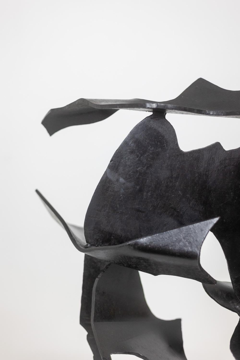Jean Campa. Escultura abstracta de metal. 1980s. en venta 2