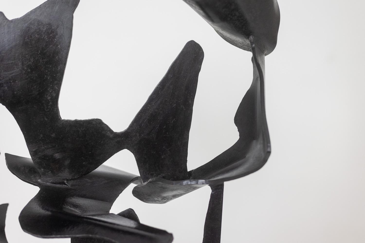 Jean Campa. Escultura abstracta de metal. 1980s. en venta 3