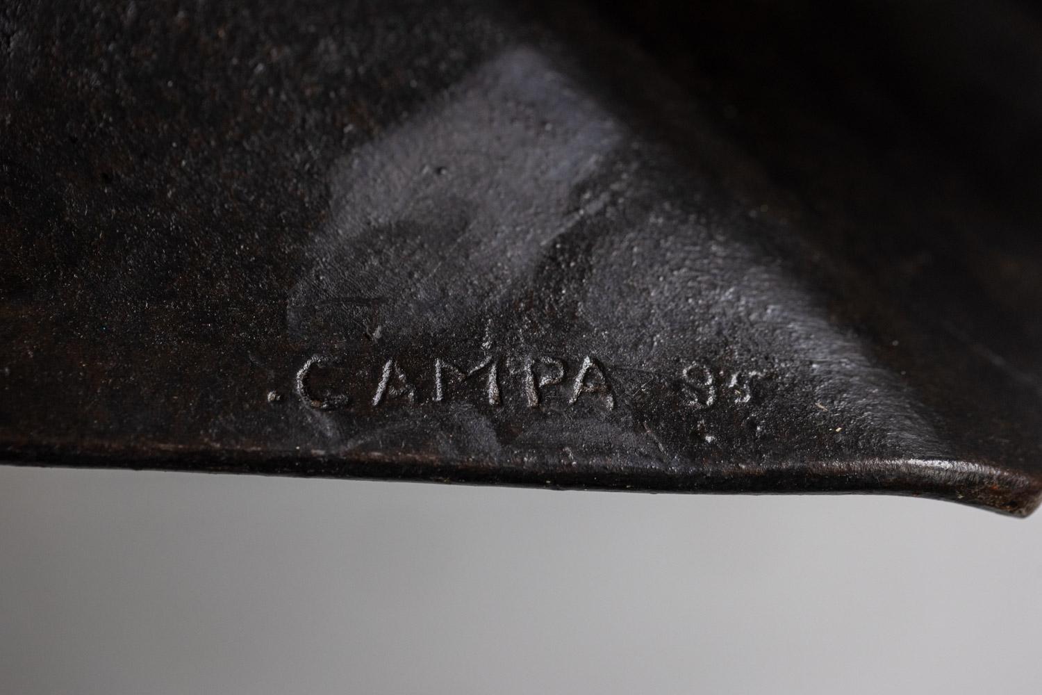 Jean Campa. Escultura de metal patinado. Año 1995. en venta 6