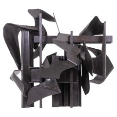 Jean Campa. Patinated metal sculpture. Year 1995.