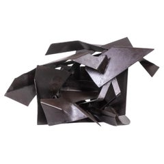 Jean Campa. Polished metal sculpture. 2001.