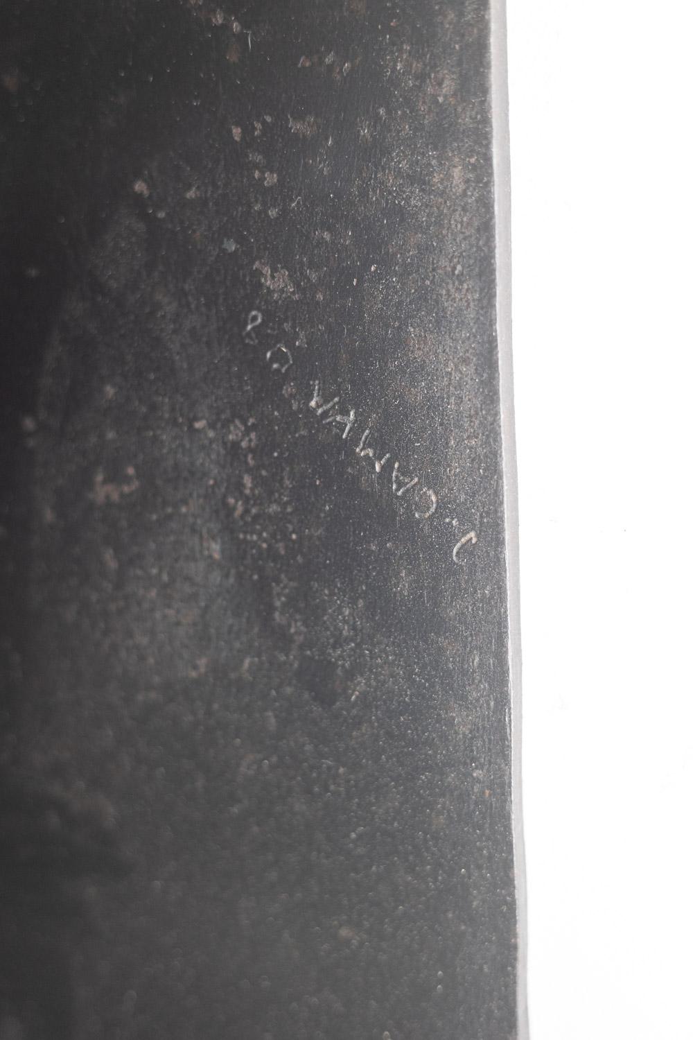 Jean Campa. Escultura vertical de metal patinado. 1980s. en venta 4